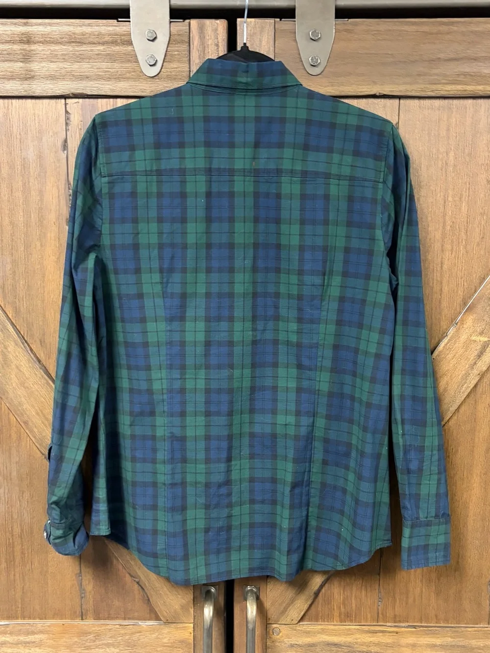 J. Crew Long Sleeve Plaid Cotton Poplin Stretch Business Casual Shirt Size M